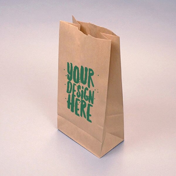 Custom-Printed Natural Kraft 12-lb